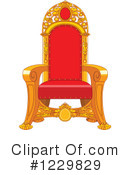 Throne Clipart #1229829 by Pushkin