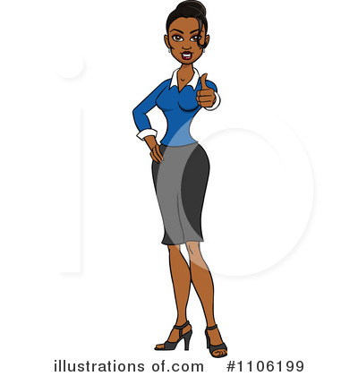 Businesswoman Clipart #1106199 by Cartoon Solutions