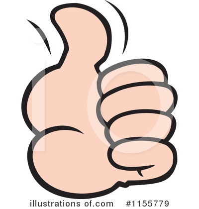 Thumb Up Clipart #1155779 by Johnny Sajem