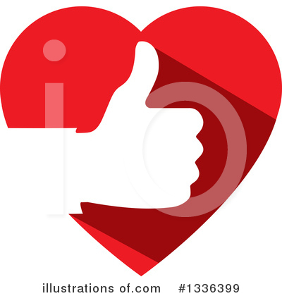 Royalty-Free (RF) Thumb Up Clipart Illustration by ColorMagic - Stock Sample #1336399