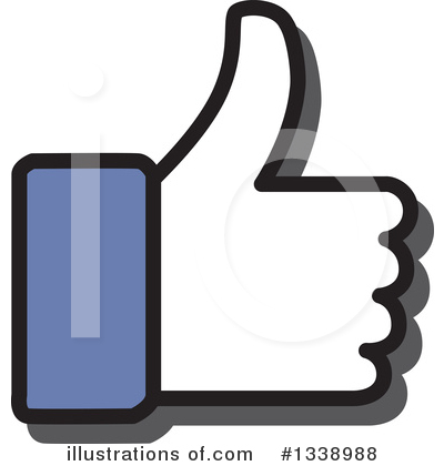 Royalty-Free (RF) Thumb Up Clipart Illustration by ColorMagic - Stock Sample #1338988