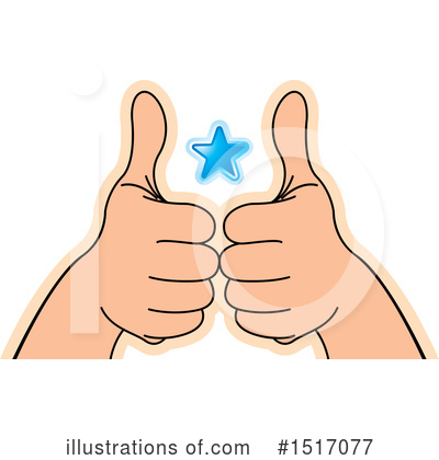 Thumb Up Clipart #1517077 by Lal Perera