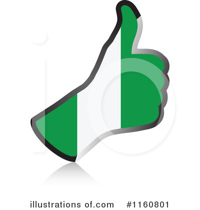 Nigeria Flag Clipart #1160801 by Andrei Marincas