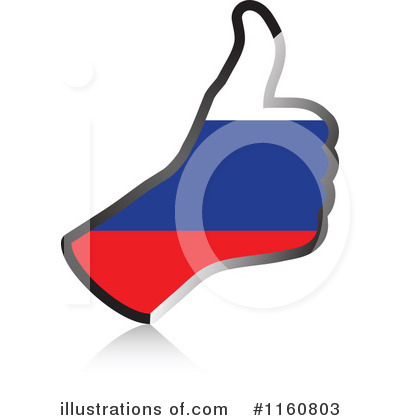 Royalty-Free (RF) Thumb Up Flag Clipart Illustration by Andrei Marincas - Stock Sample #1160803