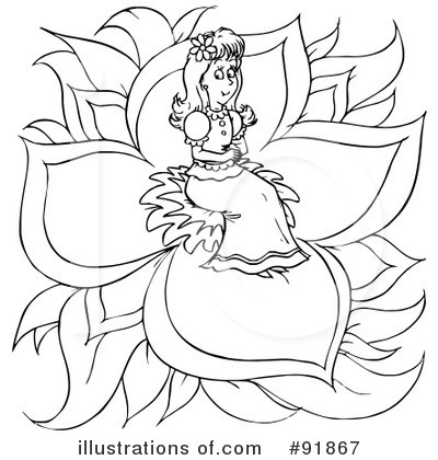 Royalty-Free (RF) Thumbelina Clipart Illustration by Alex Bannykh - Stock Sample #91867