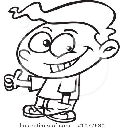 Royalty-Free (RF) Thumbs Up Clipart Illustration by toonaday - Stock Sample #1077630