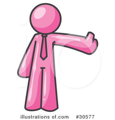 Royalty-Free (RF) Thumbs Up Clipart Illustration by Leo Blanchette - Stock Sample #30577
