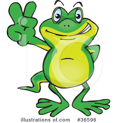 Frog Clipart #36596 by Dennis Holmes Designs