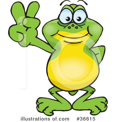 Frog Clipart #36615 by Dennis Holmes Designs