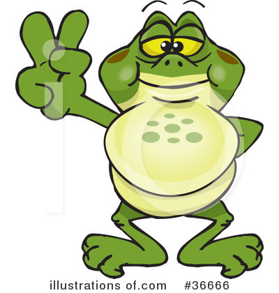 Frog Clipart #36666 by Dennis Holmes Designs