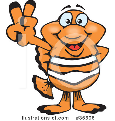 Clownfish Clipart #36696 by Dennis Holmes Designs