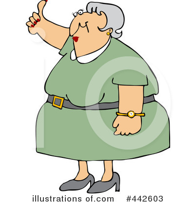 Royalty-Free (RF) Thumbs Up Clipart Illustration by djart - Stock Sample #442603