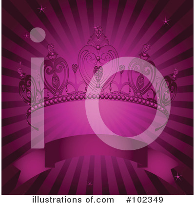 Royalty-Free (RF) Tiara Clipart Illustration by Pushkin - Stock Sample #102349