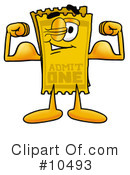 Ticket Clipart #10493 by Mascot Junction