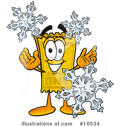 Royalty-Free (RF) Ticket Clipart Illustration by Mascot Junction - Stock Sample #10534