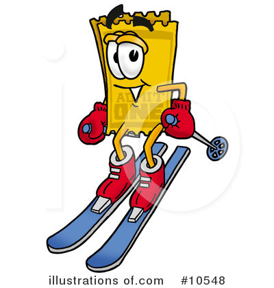 Royalty-Free (RF) Ticket Clipart Illustration by Mascot Junction - Stock Sample #10548