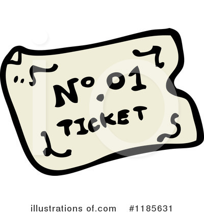 Royalty-Free (RF) Ticket Clipart Illustration by lineartestpilot - Stock Sample #1185631
