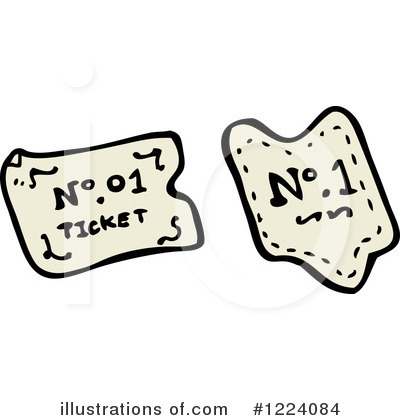 Royalty-Free (RF) Ticket Clipart Illustration by lineartestpilot - Stock Sample #1224084
