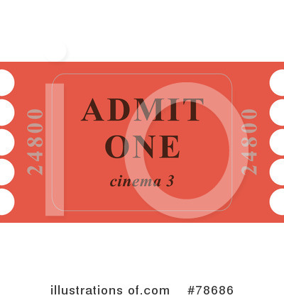 Royalty-Free (RF) Ticket Clipart Illustration by Prawny - Stock Sample #78686