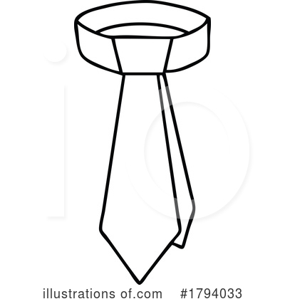 Royalty-Free (RF) Tie Clipart Illustration by lineartestpilot - Stock Sample #1794033
