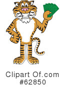 Tiger Character Clipart #62850 by Mascot Junction