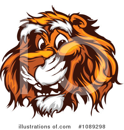 Royalty-Free (RF) Tiger Clipart Illustration by Chromaco - Stock Sample #1089298