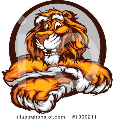 Royalty-Free (RF) Tiger Clipart Illustration by Chromaco - Stock Sample #1090211