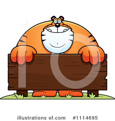 Tiger Clipart #1114695 by Cory Thoman