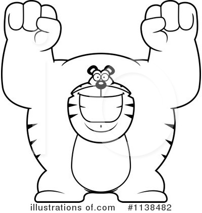 Royalty-Free (RF) Tiger Clipart Illustration by Cory Thoman - Stock Sample #1138482