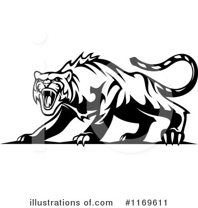 Royalty-Free (RF) Tiger Clipart Illustration by Vector Tradition SM - Stock Sample #1169611
