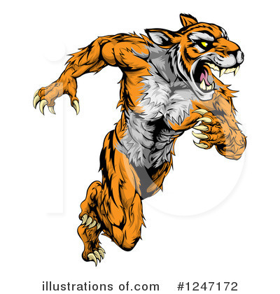 Tiger Clipart #1247172 by AtStockIllustration