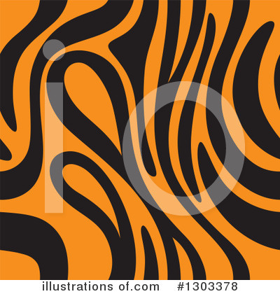 Royalty-Free (RF) Tiger Clipart Illustration by Cherie Reve - Stock Sample #1303378