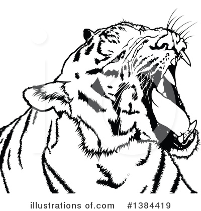 Royalty-Free (RF) Tiger Clipart Illustration by dero - Stock Sample #1384419