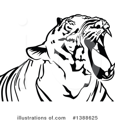 Royalty-Free (RF) Tiger Clipart Illustration by dero - Stock Sample #1388625