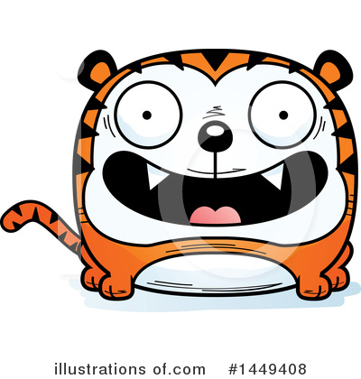 Tiger Clipart #1449408 by Cory Thoman