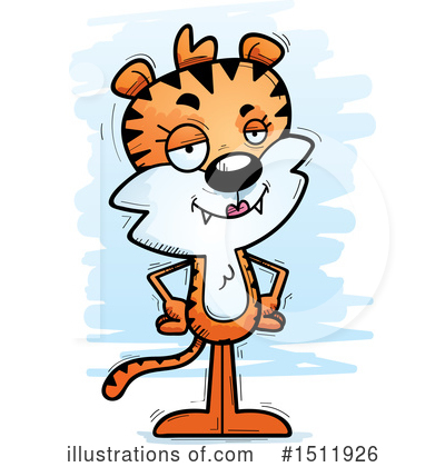 Royalty-Free (RF) Tiger Clipart Illustration by Cory Thoman - Stock Sample #1511926