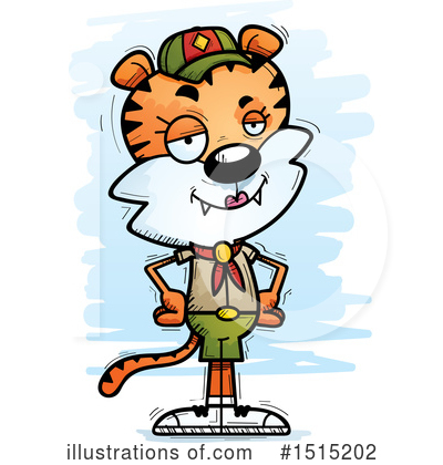 Royalty-Free (RF) Tiger Clipart Illustration by Cory Thoman - Stock Sample #1515202