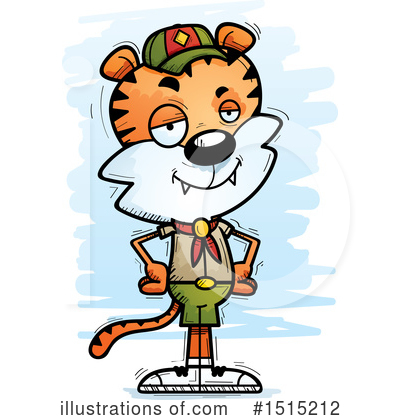 Royalty-Free (RF) Tiger Clipart Illustration by Cory Thoman - Stock Sample #1515212