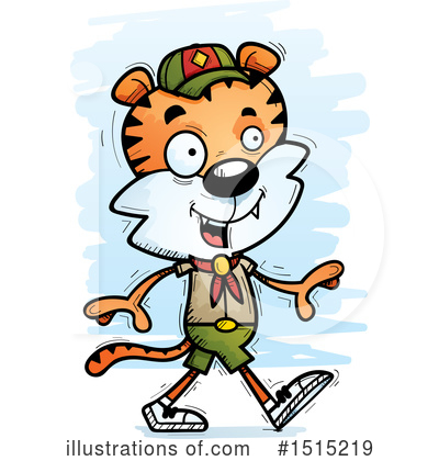 Royalty-Free (RF) Tiger Clipart Illustration by Cory Thoman - Stock Sample #1515219