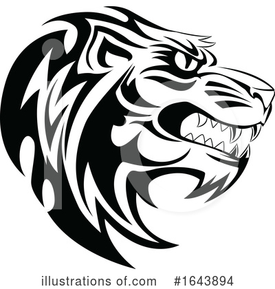 Royalty-Free (RF) Tiger Clipart Illustration by Morphart Creations - Stock Sample #1643894