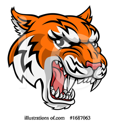 Tiger Clipart #1687063 by AtStockIllustration