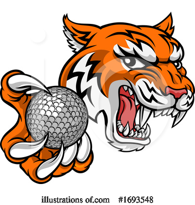 Royalty-Free (RF) Tiger Clipart Illustration by AtStockIllustration - Stock Sample #1693548