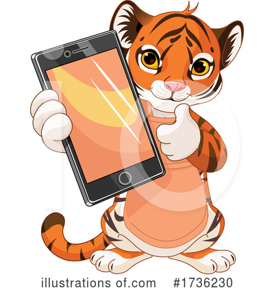 Cell Phone Clipart #1736230 by Pushkin
