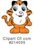 Tiger Clipart #214099 by Cory Thoman