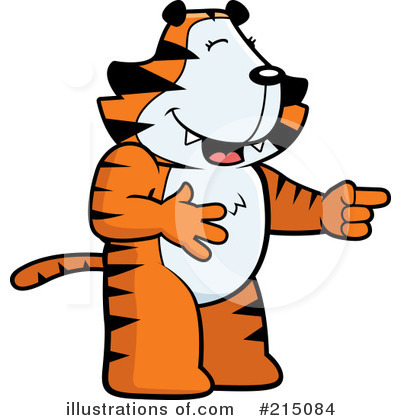 Royalty-Free (RF) Tiger Clipart Illustration by Cory Thoman - Stock Sample #215084