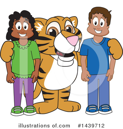 Tiger Character Clipart #1439712 by Mascot Junction
