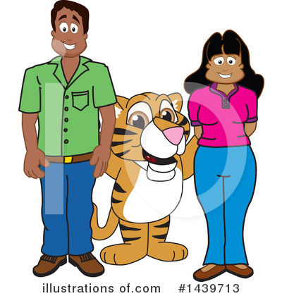 Royalty-Free (RF) Tiger Cub Mascot Clipart Illustration by Mascot Junction - Stock Sample #1439713
