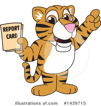 Royalty-Free (RF) Tiger Cub Mascot Clipart Illustration by Mascot Junction - Stock Sample #1439715