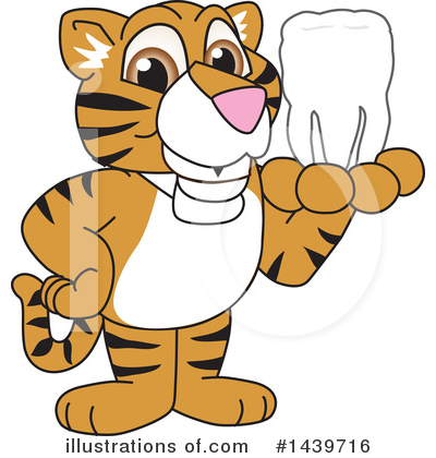 Tiger Character Clipart #1439716 by Mascot Junction