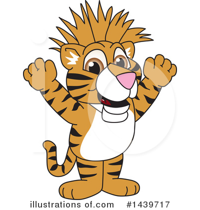 Tiger Character Clipart #1439717 by Mascot Junction
